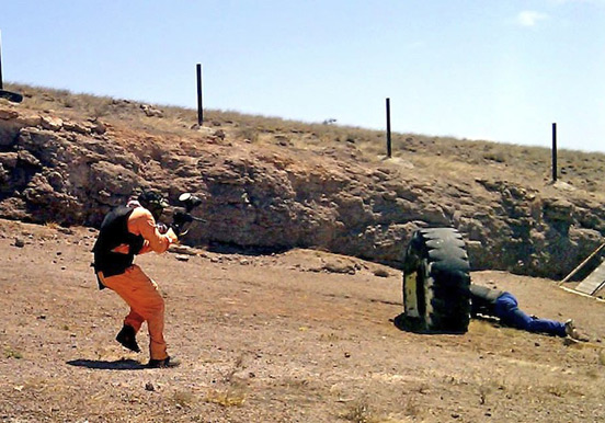 play paintball in Lanzarote