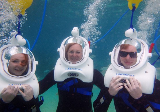 sea trek in Lanzarote