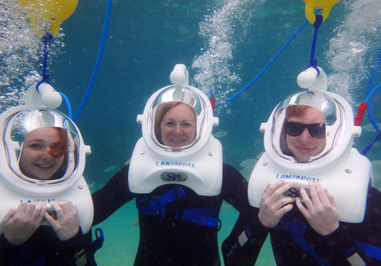 sea trek in Lanzarote