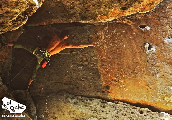 El Ocho rock climbing course in Tenerife