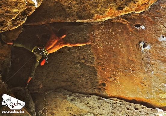 El Ocho rock climbing course in Tenerife