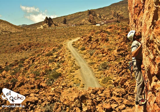 rock climbing with El Ocho