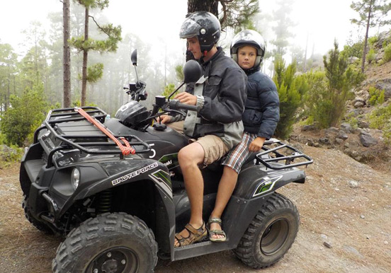 quad tour in Teide forest