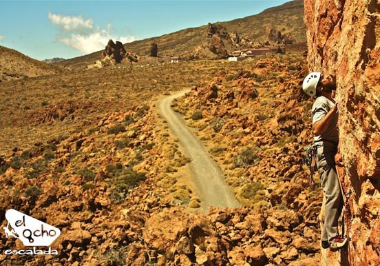rock climbing with El Ocho