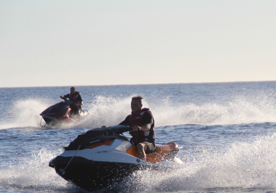 Jet ski ride in Tenerife