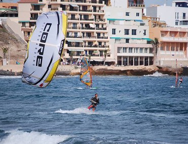 Kite surfing