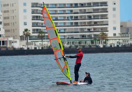 El Medano Windsurfing teaching on progress .jpg