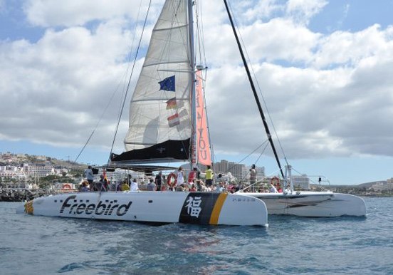 sail with Freebird One catamaran in Tenerife