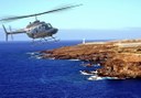 helicopter tour above south Tenerife coast