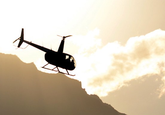 Scenic helicopter ride in Tenerife