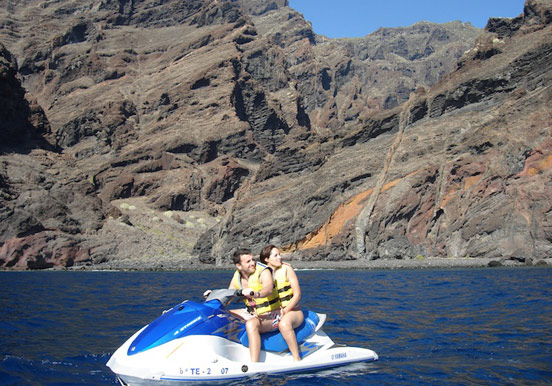 jet ski safari ride in Tenerife