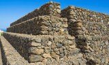 heaps of stones in Pirámides de Güímar