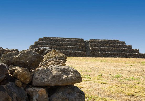 pyramid in Pirámides de Güímar