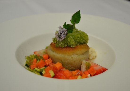 Canarian cuisine served at La Granja Verde