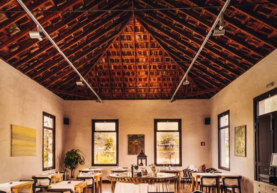 restaurant at La Granja Verde in Tenerife