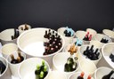 wine selection at La Granja Verde in Tenerife