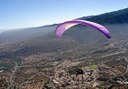 paragliding over Tenerife villages