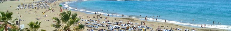 Los Cristianos beach, Tenerife island