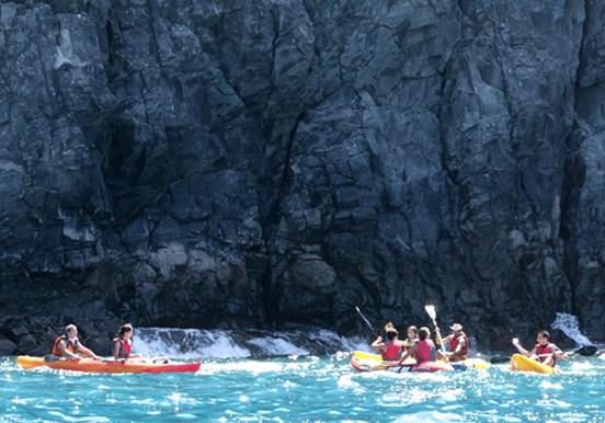 kayaking adventure in Palm-Mar