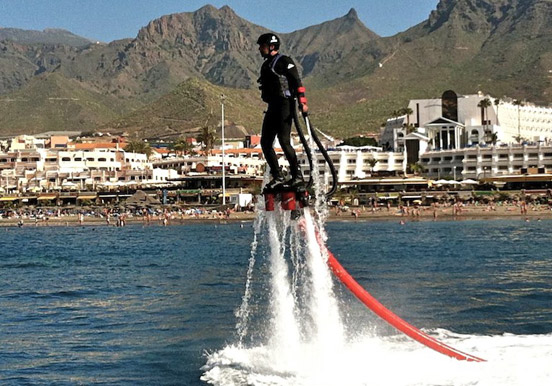 flyboarding in Tenerife