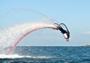 swim and jump like a dolphin via flyboarding