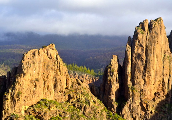 helicopter tour over Tenerife landscapes