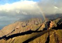 view of Los Gigantes via helicopter tour
