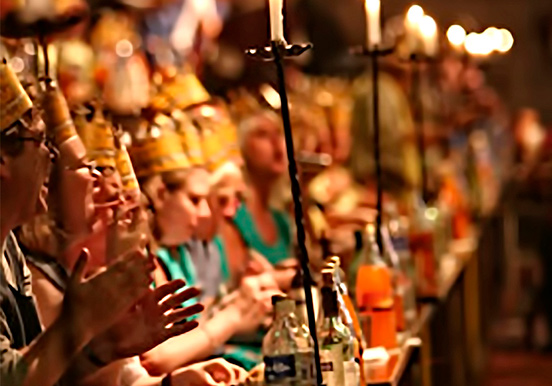 Medieval show banquet