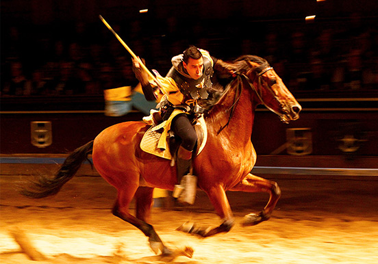 Medieval tournament at the San Miguel Castle in Tenerife
