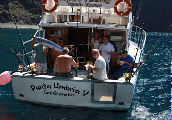 Punta Umbria V boat equipped for deep sea fishing.jpg