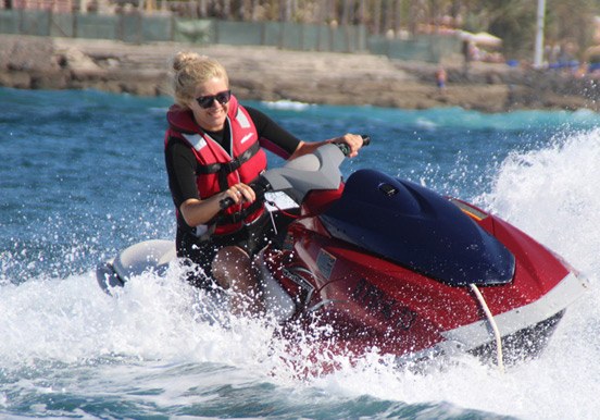 jet ski adventure along Tenerife coast