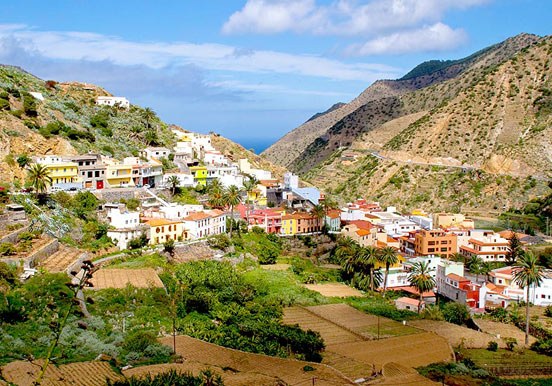 Vallehermoso in La Gomera