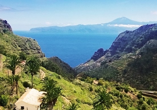 witness the beautiful landscapes of La Gomera