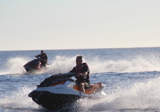 Jet ski ride in Tenerife