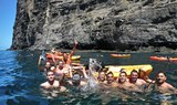 swim and snorkel - kayaking in Los Gigantes
