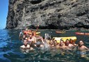 swim and snorkel - kayaking in Los Gigantes