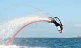 swim and jump like a dolphin via flyboarding