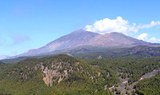 scenic views above Tenerife thru helicopter tour