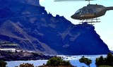 helicopter tour over Isla Baja