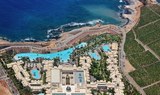 view of Tenerife via helicopter view