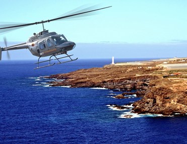 Helicopter tour: south coast of Tenerife (20km)