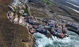 helicopter tour view of south Tenerife coast