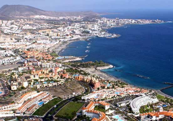 Tenerife view from helicopter tour