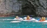 see caves in Tenerife coast via jet ski safari