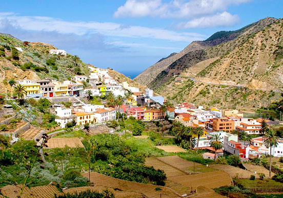 Vallehermoso in La Gomera