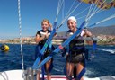 parascend with a friend in Tenerife