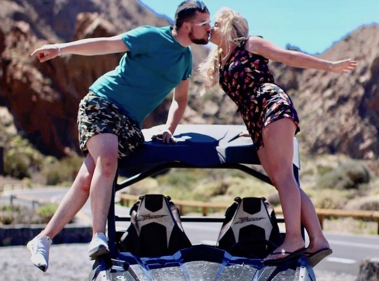 Couple kissing Teide buggy tour.jpg