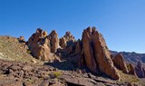 rocky landscape in Teide