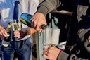 a glass of cava sunset at Teide.jpg