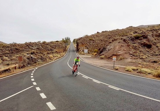 Cycling Teide east volcanic landscape Tenerife.jpg